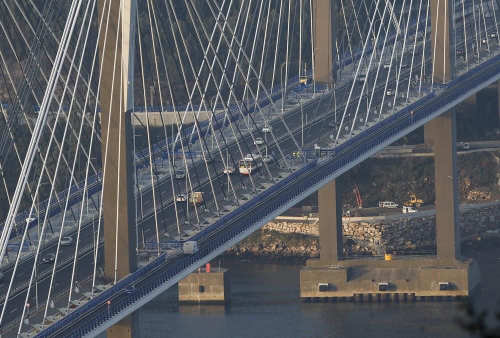 El puente de Rande, ayer // Ricardo Grobas