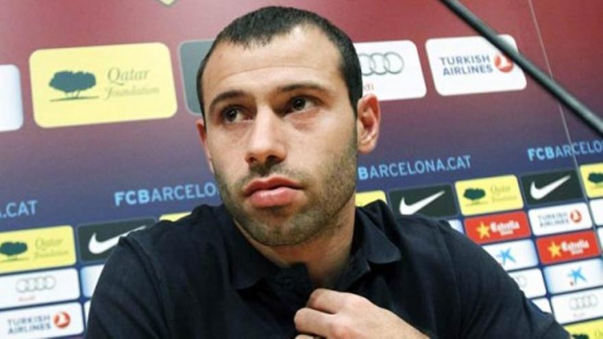 Mascherano también pide la renovación de Guardiola