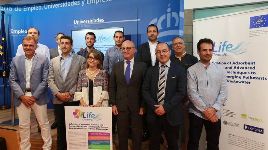 Presentación del proyecto LIFE Clean Up en la Consejería de Universidades.