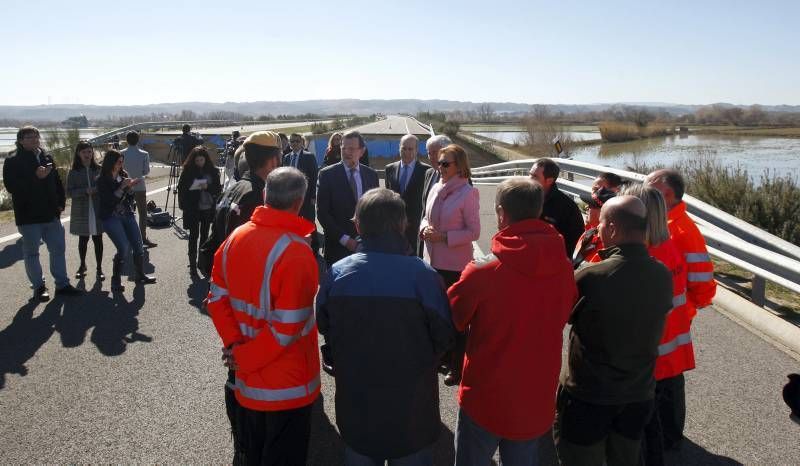 Fotogalería de la visita de Rajoy a la ribera del Ebro