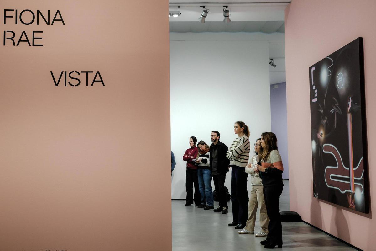 Las imágenes de la exposición de Fiona Rae