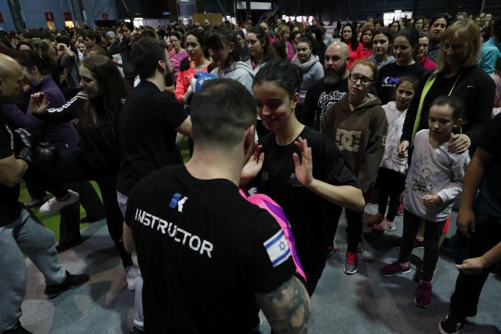 Exhibición en Gijón de krav maga