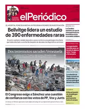 La portada de EL PERIÓDICO del 26 de junio de 2026