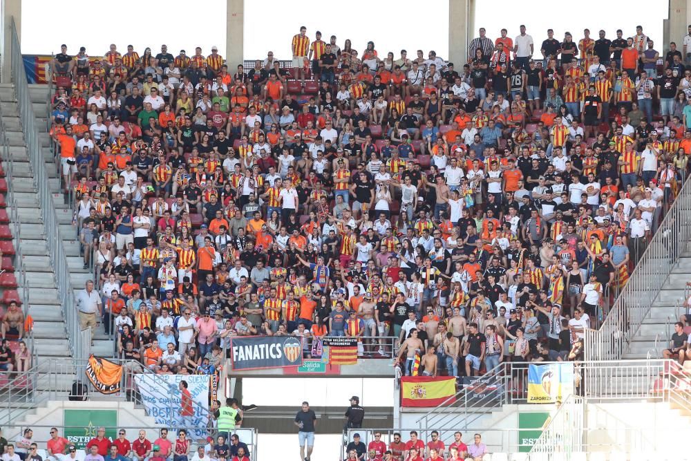 Real Murcia - Valencia Mestalla, en imágenes