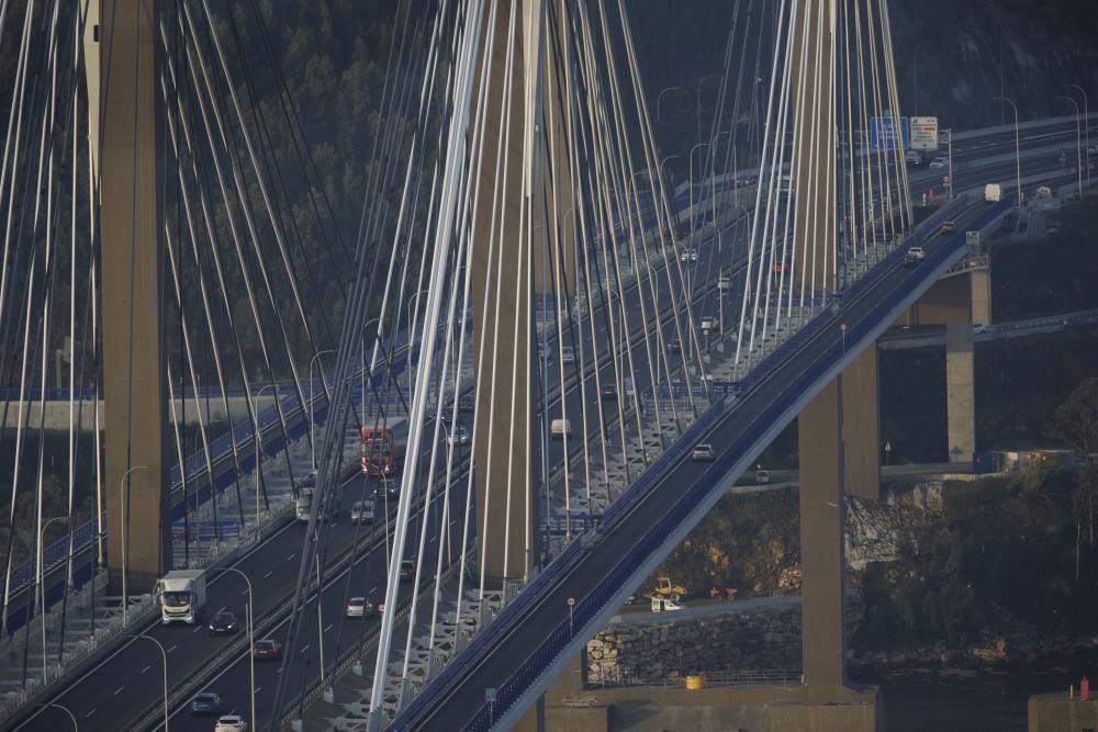 El puente de Rande, ayer // Ricardo Grobas