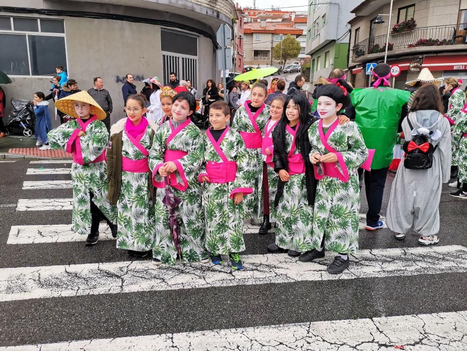 Moaña, Aldán y Bueu dicen adiós a sus carnavales con altas dosis de humor y originalidad.