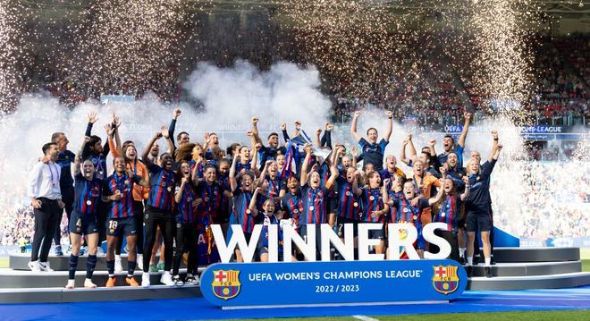 Así fue la fiesta de la Champions del Barça