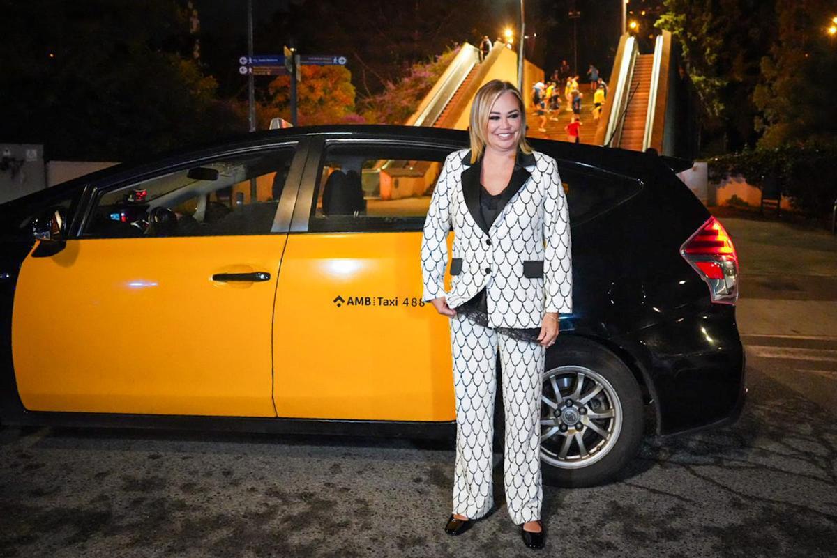 Belén Esteban llega al listening party de Rosalía en el MNAC