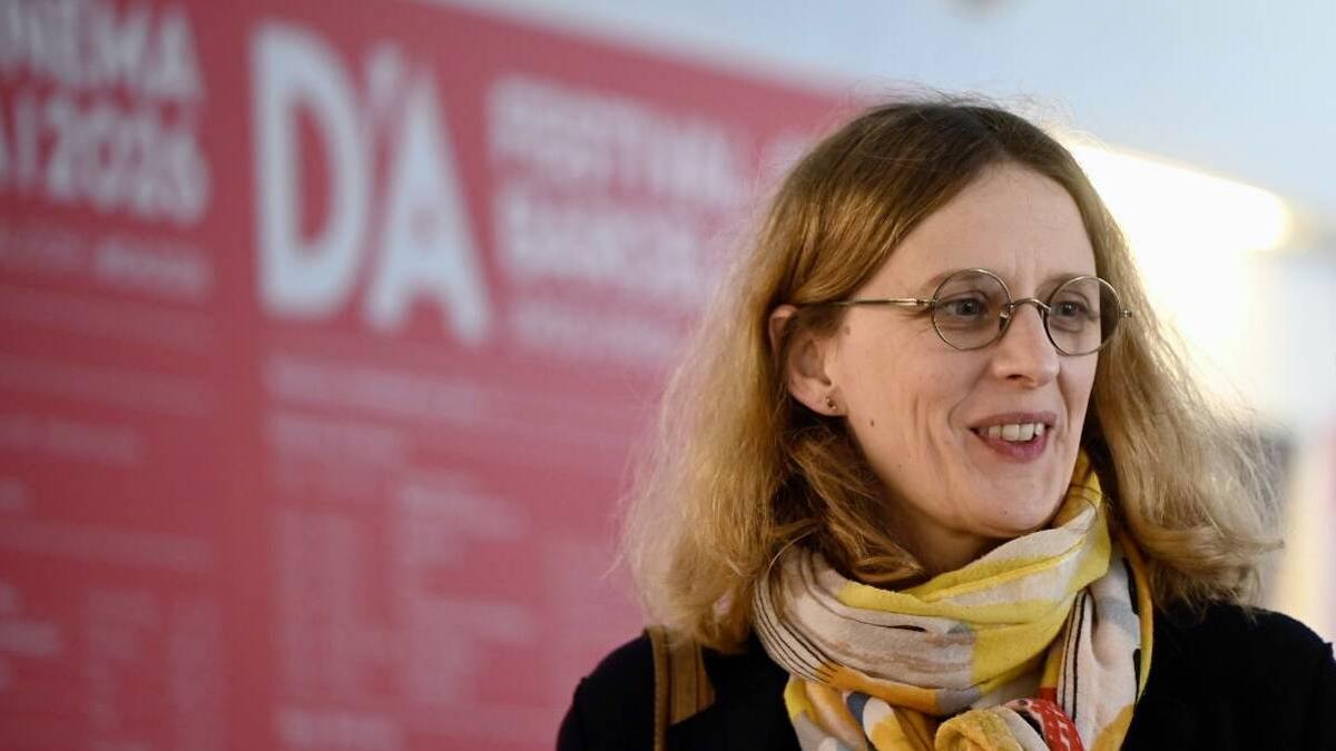 La directora de cine Mia Hansen Love en el festival de cine D’A