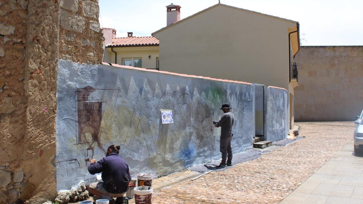 Nueva obra en desarrollo en el casco antiguo de Zamora.