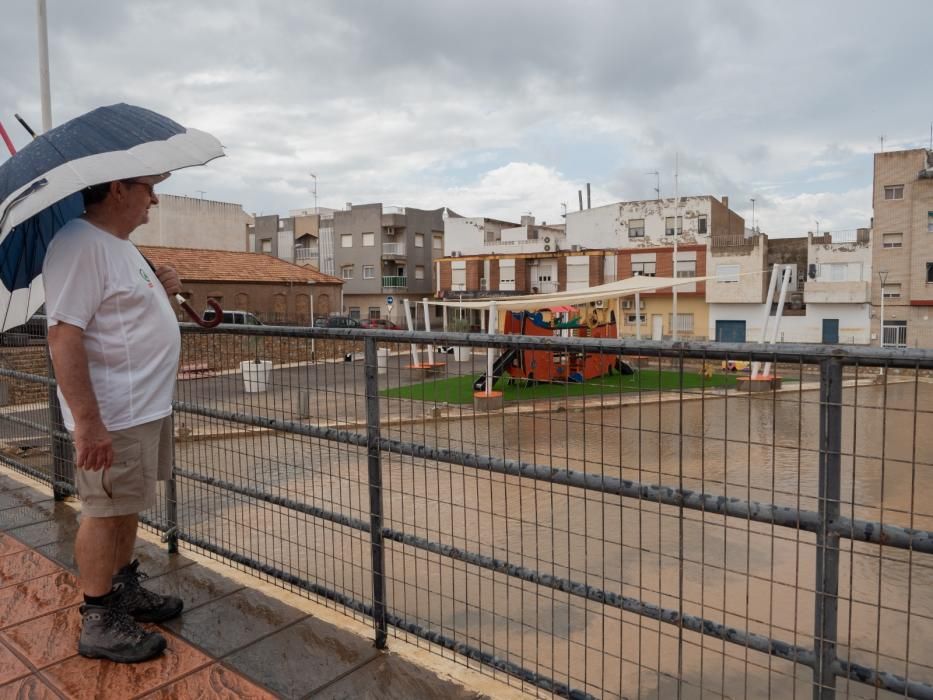 Los efectos de las lluvias en Los Alcázares