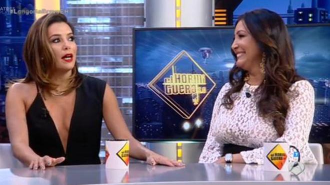 Eva Longoria y María Bravo en 'El hormiguero'