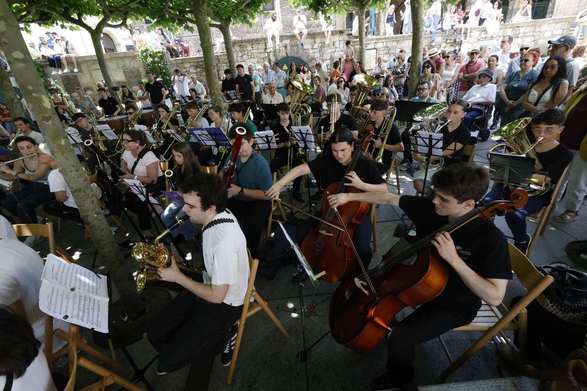 En imágenes: Celebración del día de la música en Avilés