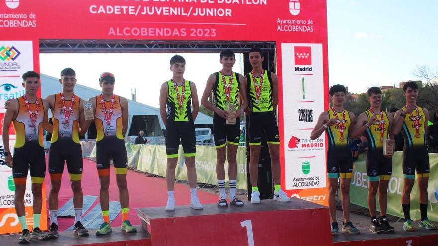 El CA Safor Teika se sube al podio en el campeonato de España de duatlón