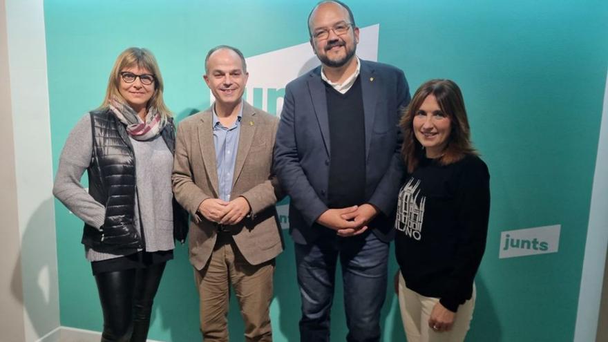 El candidat (segon des de la dreta) Ferran Rodero. | JUNTS PER CATALUNYA GIRONA