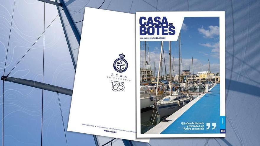 La revista “Casa de Botes” conmemora el 135 aniversario del Real Club de Regatas de Alicante