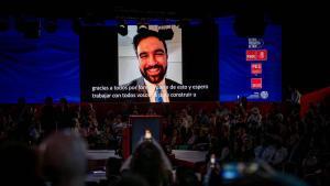 El alcalde de Nueva York, Zohran Mamdani, interviene en vídeo en la GPM de Barcelona