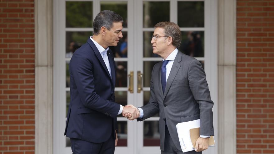 Sánchez y Feijóo coinciden este domingo en Galicia mientras se negocia la investidura