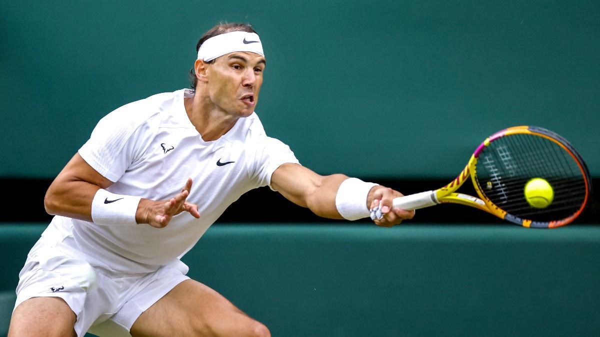 Nadal, durante uno de sus partidos