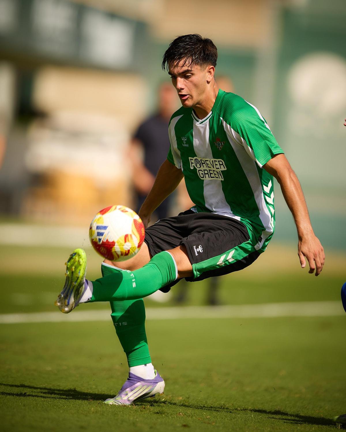 José Antonio Morante, del Betis Deportivo en un partido esta temporada