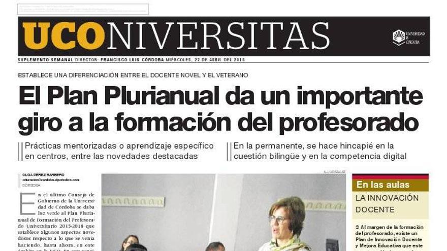 El Plan Plurianual da un importante giro a la formación del profesorado