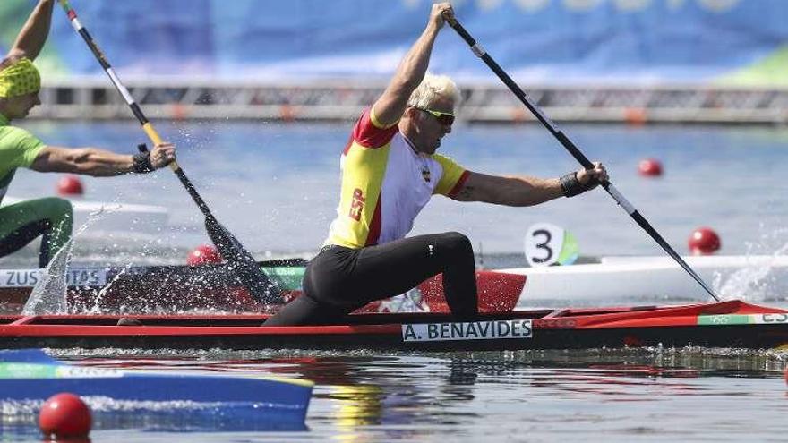 Sete Benavides, durante una prueba en Río.