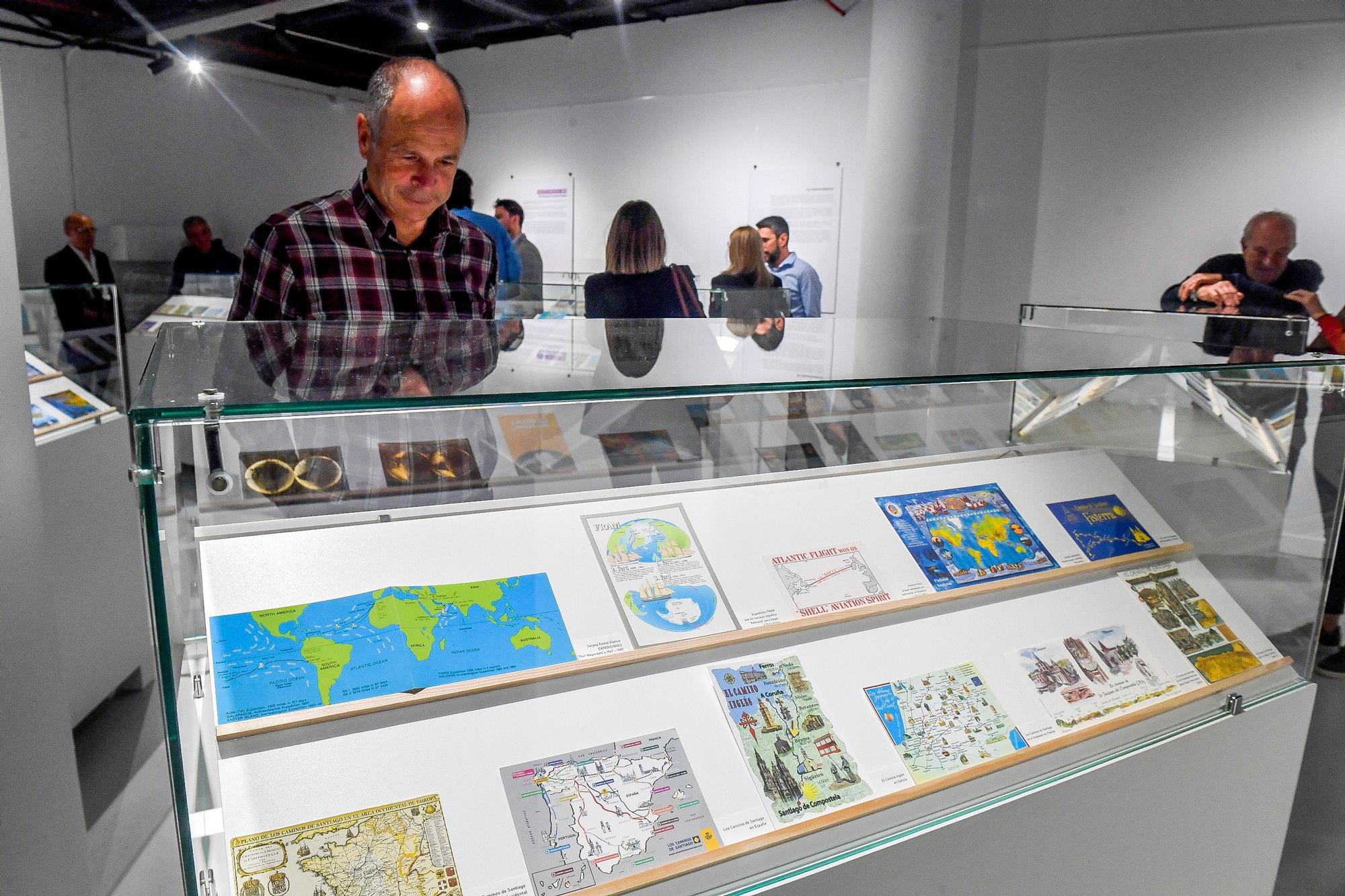 Exposición 'La cartografía en las tarjetas postales' en el Museo Elder