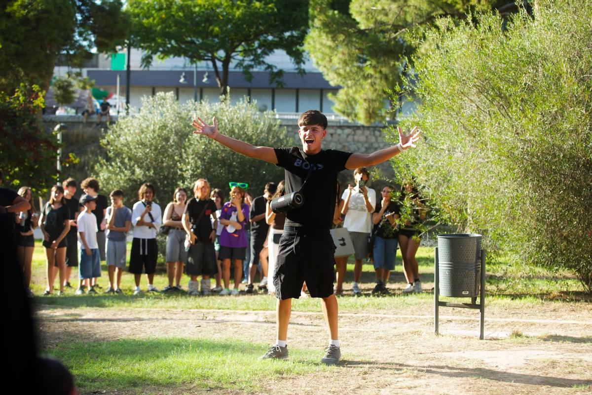 Batalla de farmear aura en los jardines del Turia