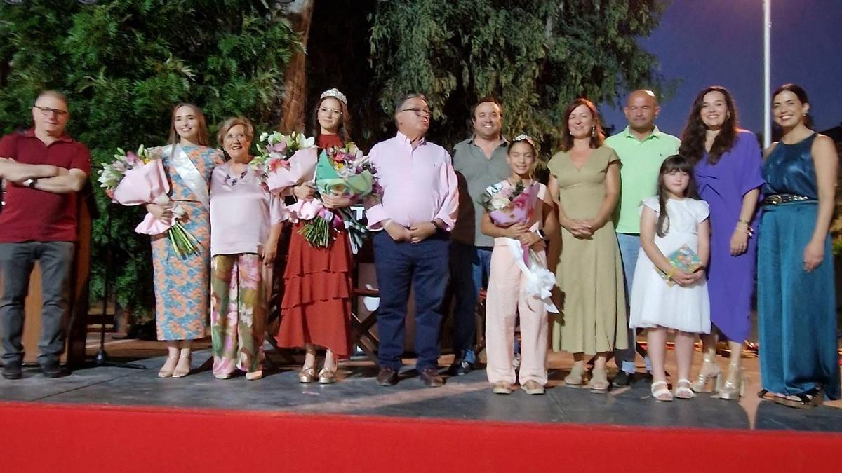 Momento de la coronación de Almudena Muñoz en Las Mercedes.