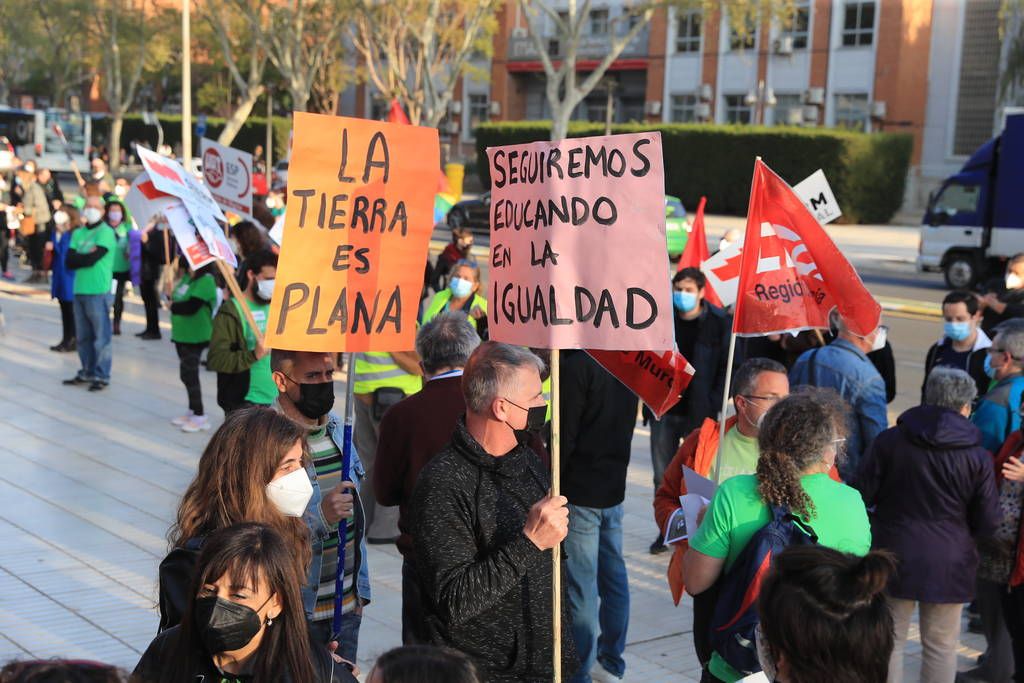 Protesta de la Marea Verde en Cartagena