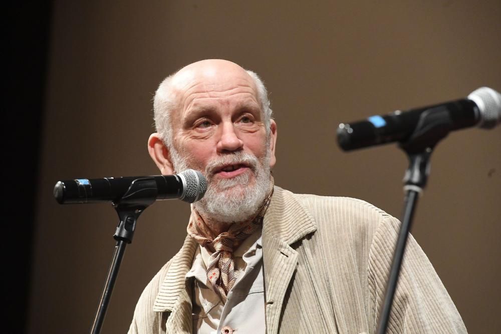 John Malkovich, en el teatro Colón de A Coruña