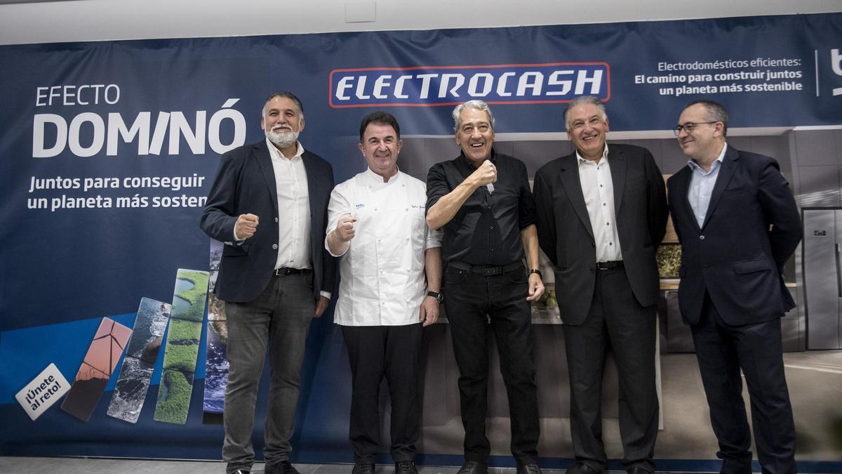 Acto de Beko y Electrocah, ayer.