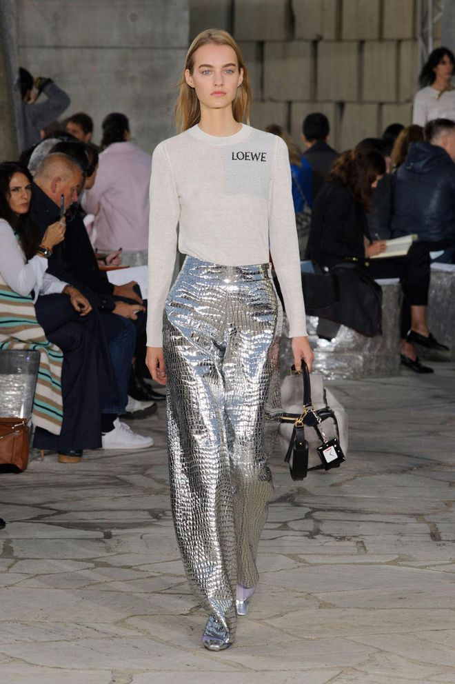 PFW: Loewe Primavera/Verano 2016, metalizado