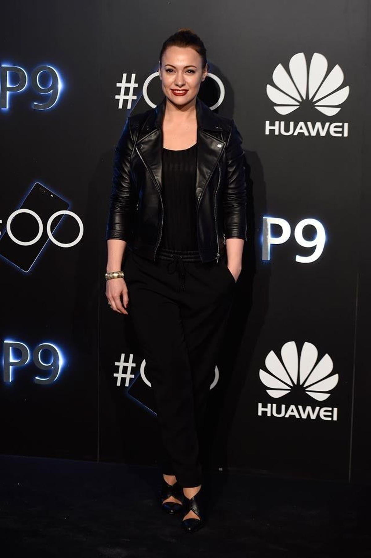 Natalia Verbeke, en la fiesta de presentación del Huawei P9 en Madrid.