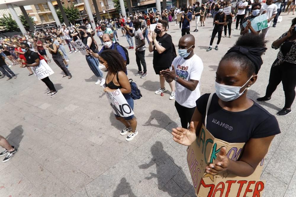 Protesta contra el racismo en Murcia