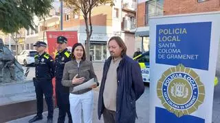 La Policía Local de Santa Coloma estrena cámaras de grabación unipersonal