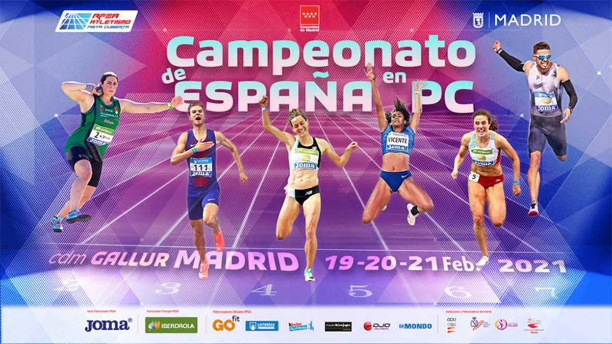 El cartel de los Campeonatos de España en su edición de 2021.