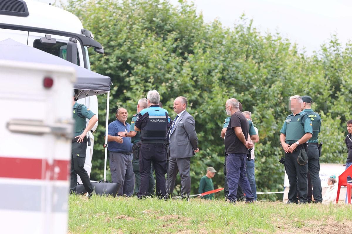 Tres detenidos tras una pelea entre feriantes en O Burgo que termina con un herido por arma blanca