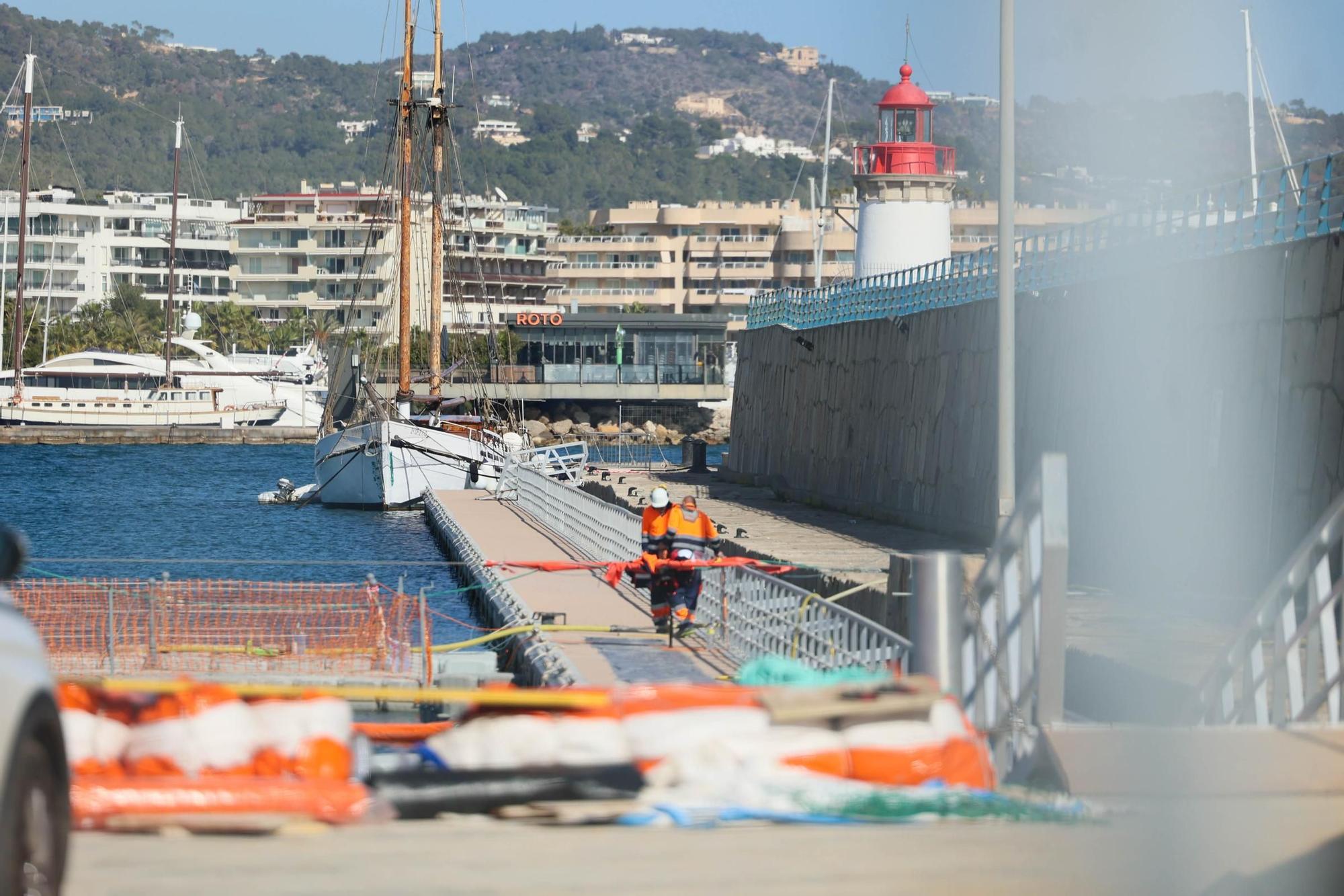 Galería: Obras en el Puerto de Ibiza