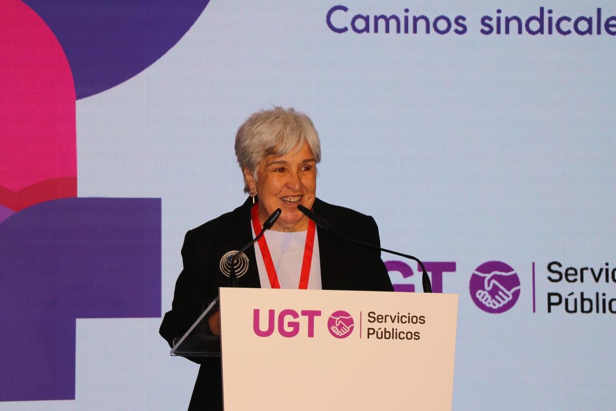 UGT Extremadura concede su IV Premio 8M a Luz Martínez Ten, psicopedagoga, sindicalista y una de las voces más reconocidas del feminismo sindical.