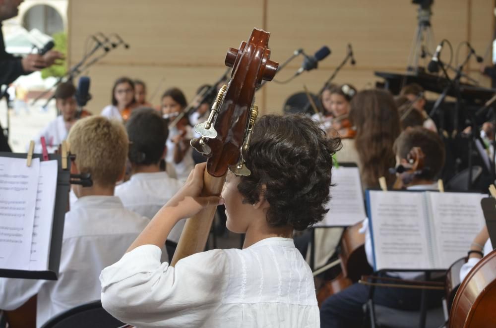 La Orquesta de Niños de la OSG, en María Pita