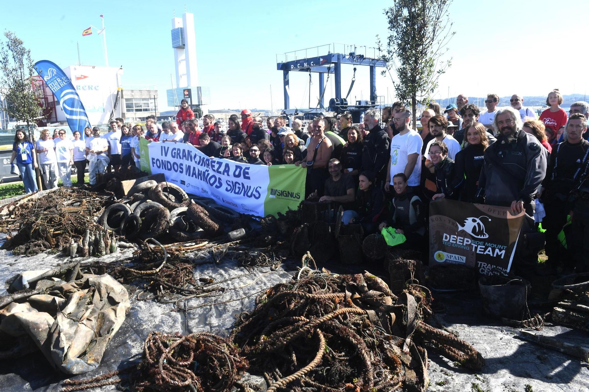 La basura escondida en el fondo del mar de A Coruña