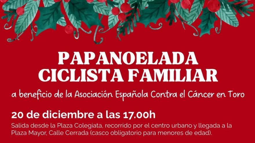 La AECC de Toro abre las inscripciones para la I Papanoelada Ciclista Familiar