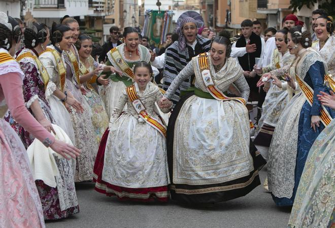 Las comisiones falleras de Sagunt visitan Faura y Gilet