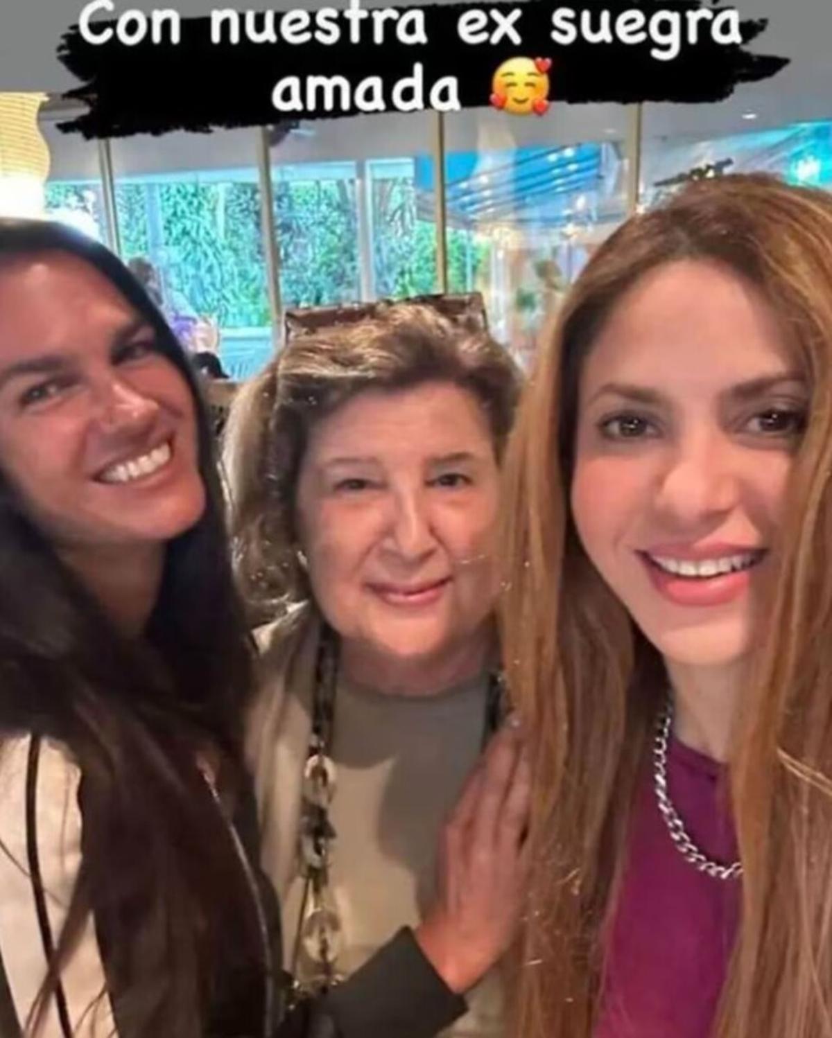 Shakira y la madre de Antonio de la Rúa, expareja de la de Barranquilla.