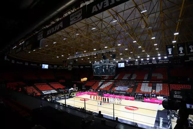 Partido de Euroliga entre el Valencia Basket y el Zalgiris Kaunas