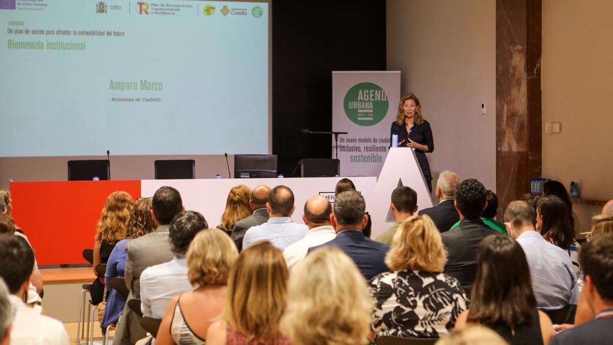 Marco durante la presentación del Plan de Acción de la Agenda Urbana de Castelló.