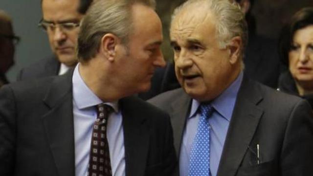 Fabra y Blasco, en un pleno de 2012, antes de que el exportavoz dejara la bancada popular.