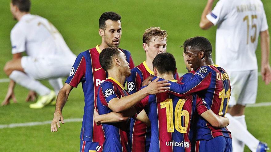 El Barça es retroba amb la Champions  golejant el Ferencváros