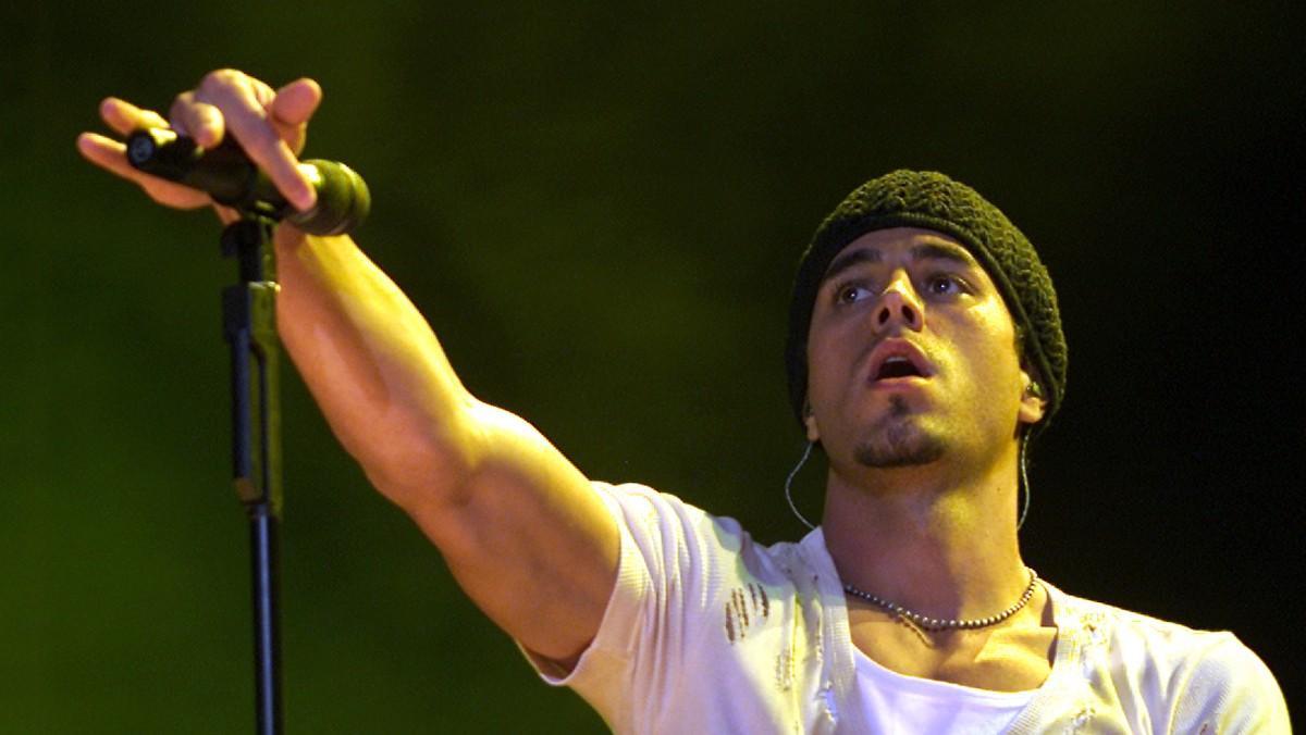 El cantante Enrique Iglesias.